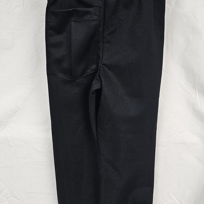 VKM Venus Pull Up Baseball Pants, Black, Size: Yth XS, Elstic Cuff, pre-owned