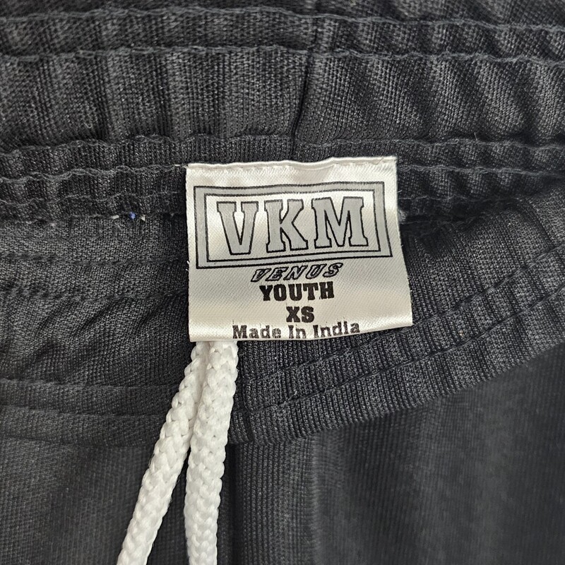 VKM Venus Pull Up Baseball Pants, Black, Size: Yth XS, Elstic Cuff, pre-owned