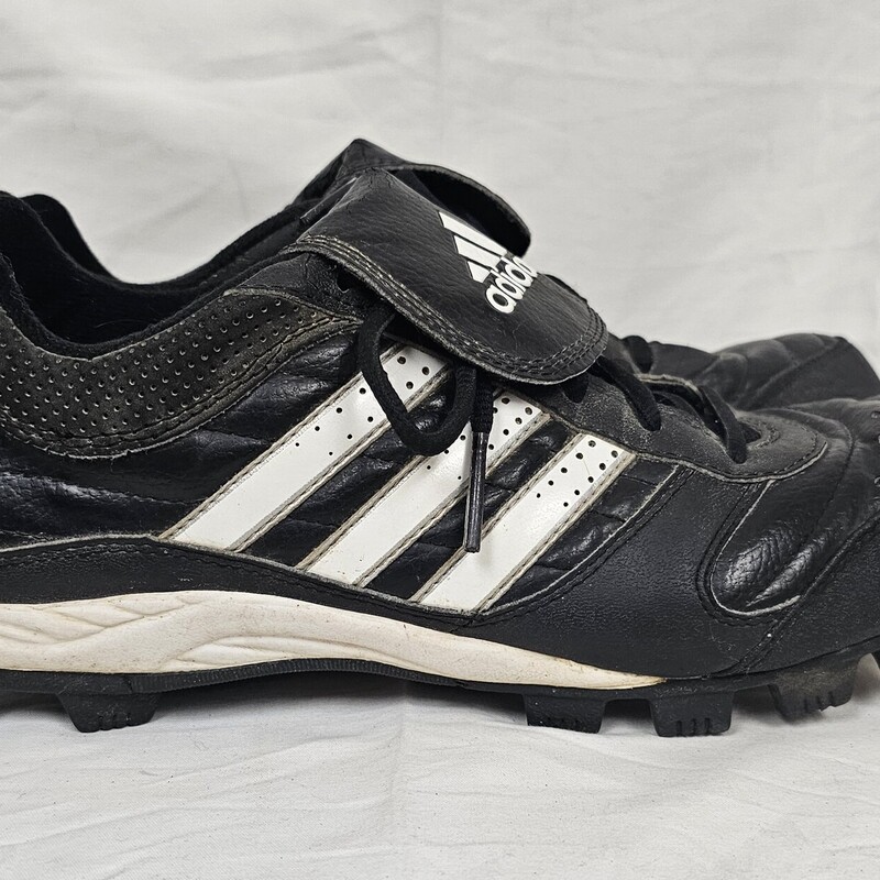 Adidas AdiTuff Rubber Baseball Cleats, Mens Size: 10, pre-owned