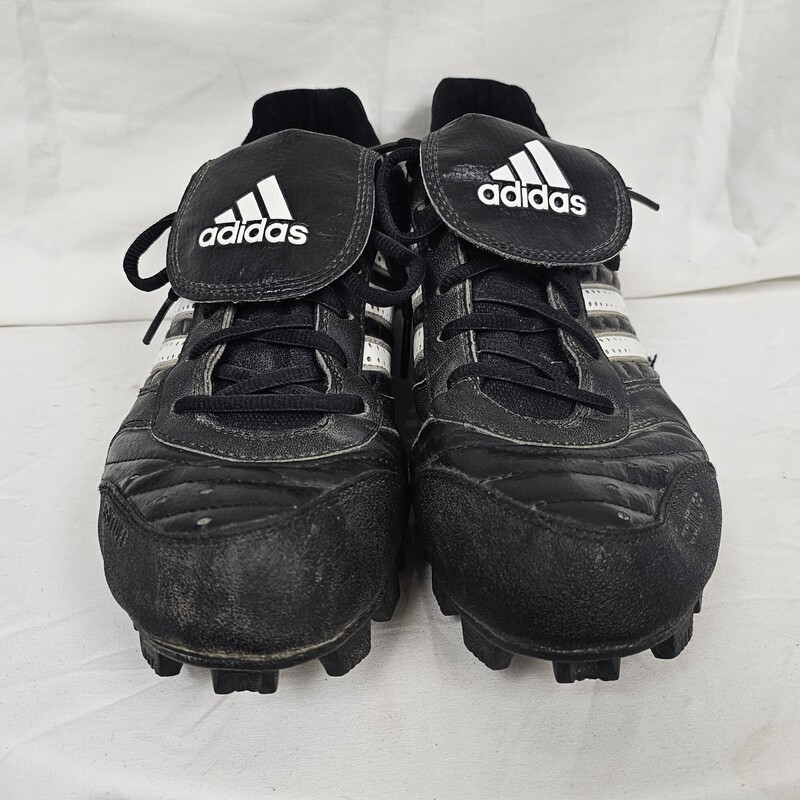 Adidas AdiTuff Rubber Baseball Cleats, Mens Size: 10, pre-owned