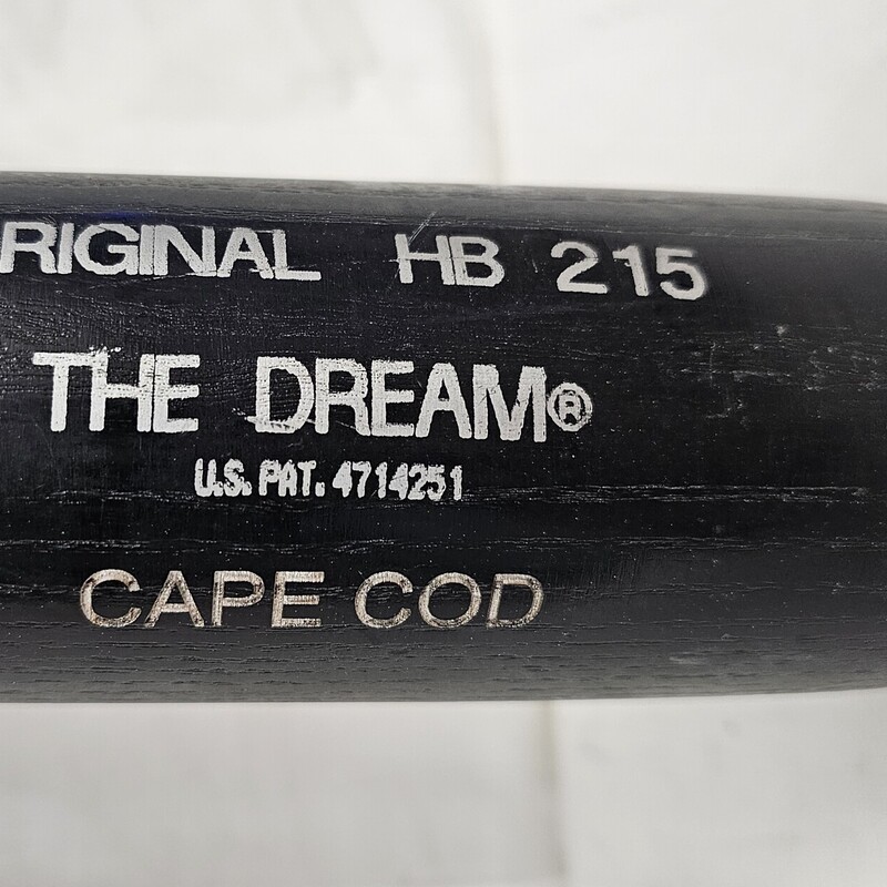 Hoosier Bat Co. The Dream Prime Birch Bat, Size: 34, pre-owned in great condition!  Engraved with CAPE COD