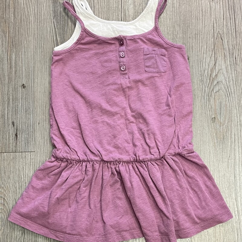 Gap Lined Dress, Purple, Size: 3Y