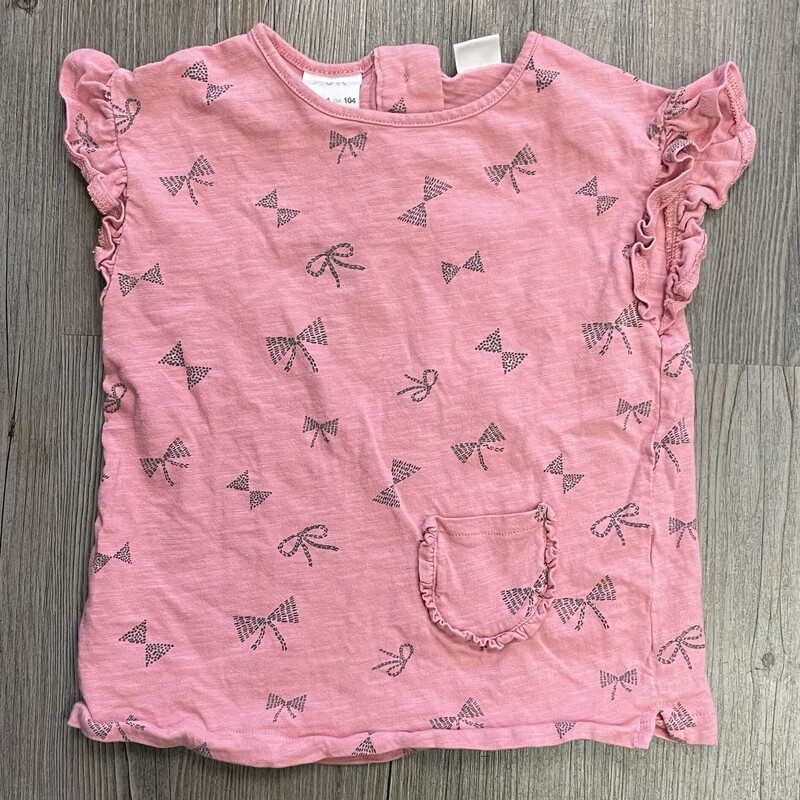 Zara Tee, Pink, Size: 3-4Y