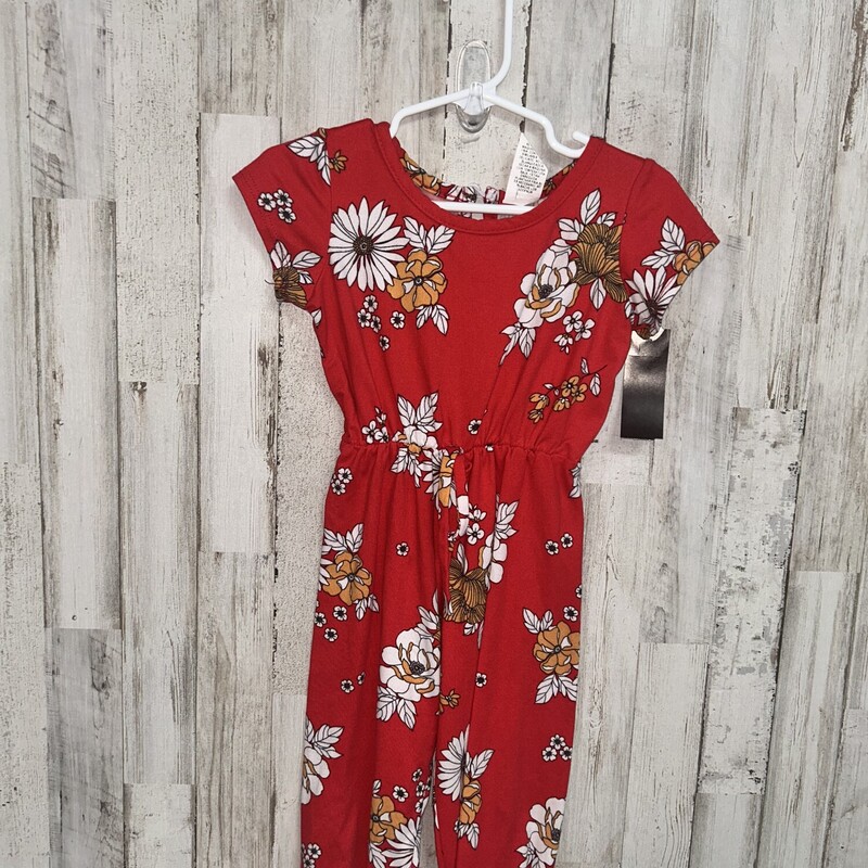 24M Red Floral Jumper, Red, Size: Girl 18-24