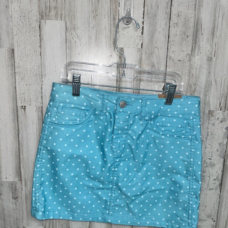 12 Blue Dotted Skirt