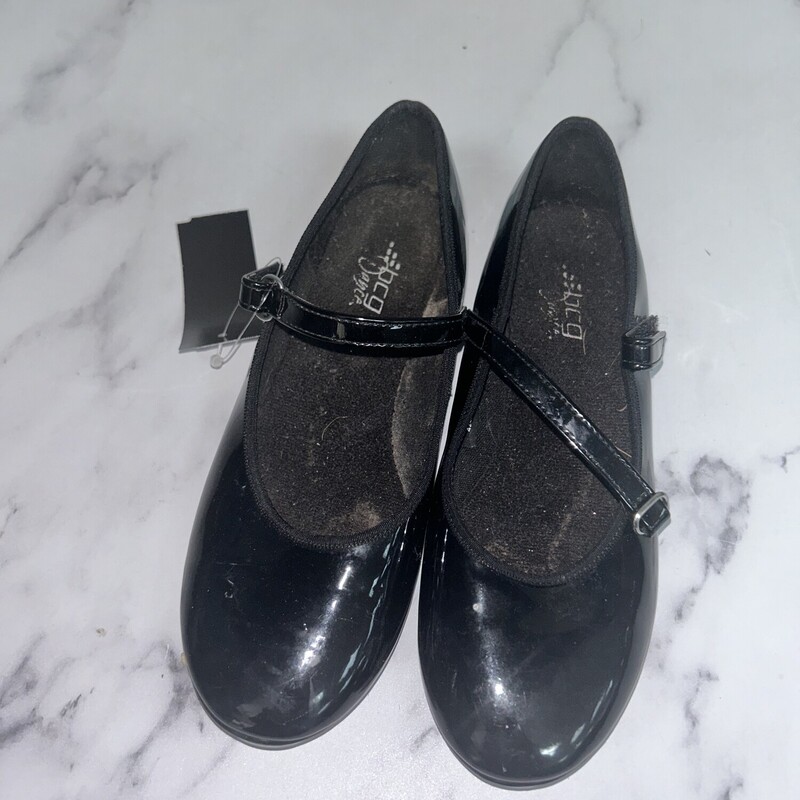 Y1 Black Tap Shoes, Black, Size: Shoes Y1