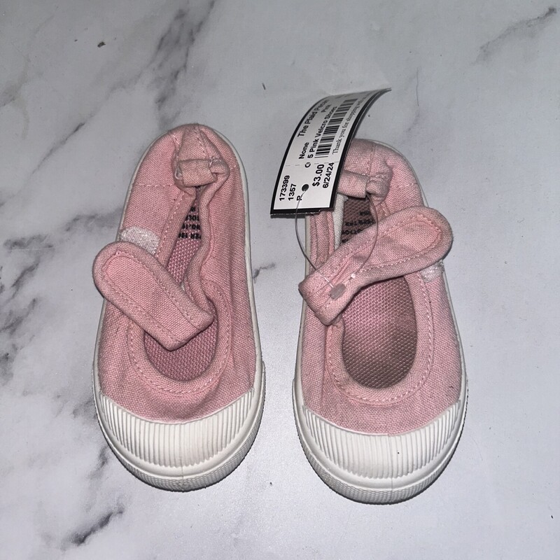 5 Pink Velcro Shoes