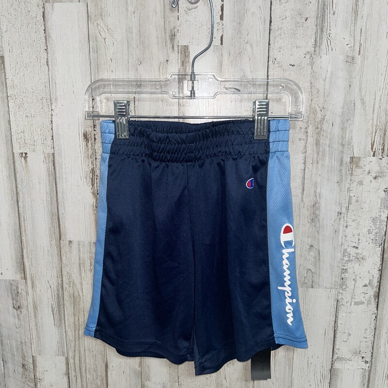 5 Blue Logo Shorts, Blue, Size: Boy 5-8