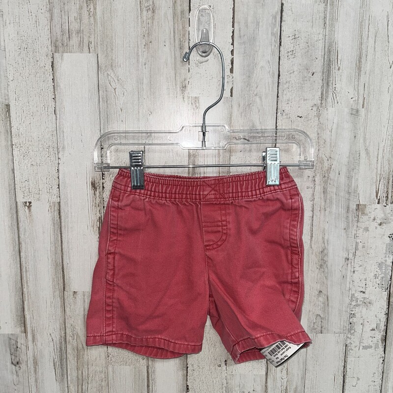 18M Red Logo Shorts, Red, Size: Boy 10 Up