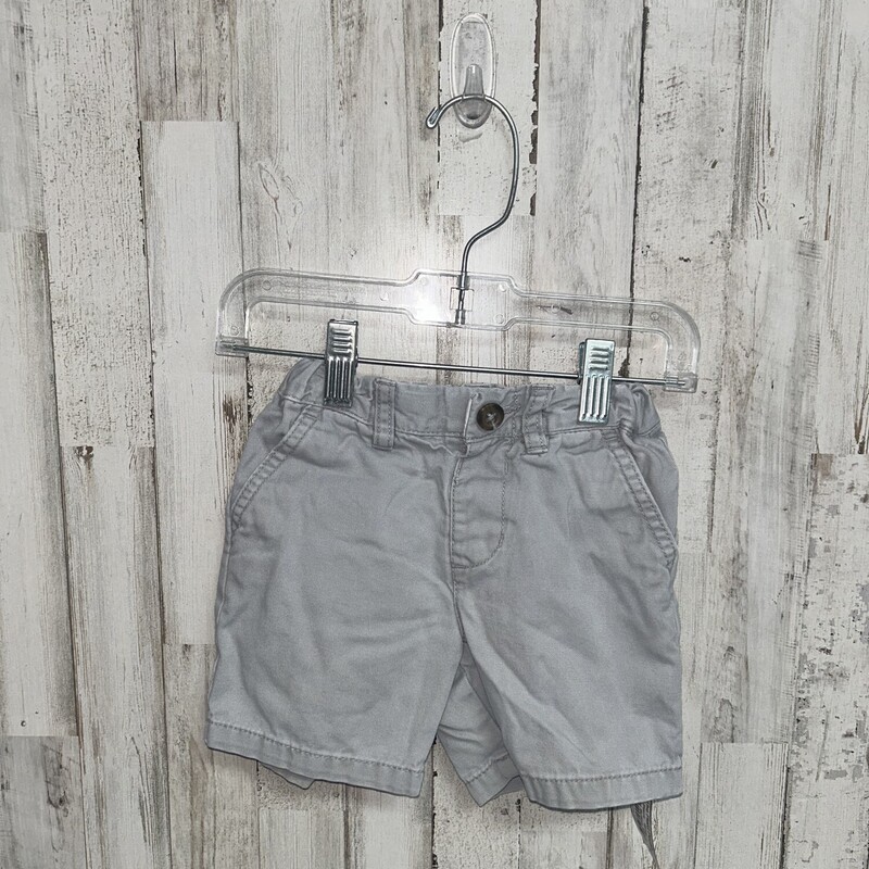18/24M Grey Button Shorts