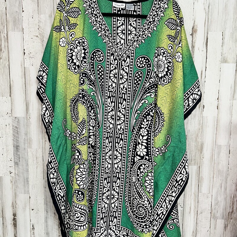 O/S Green Print Cover Up