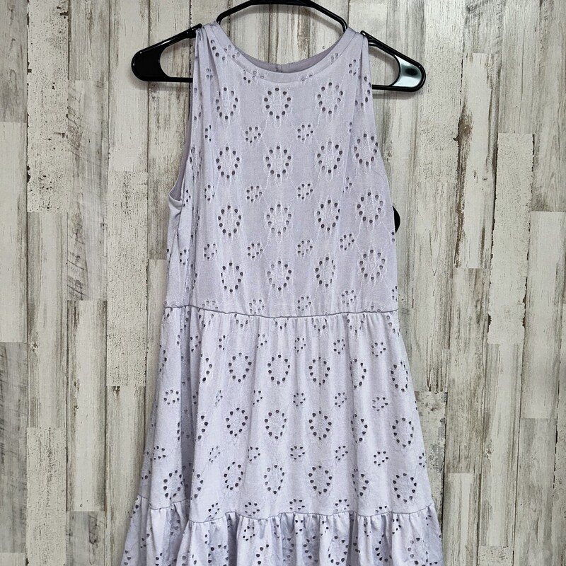 L Lilac Eyelit Dress
