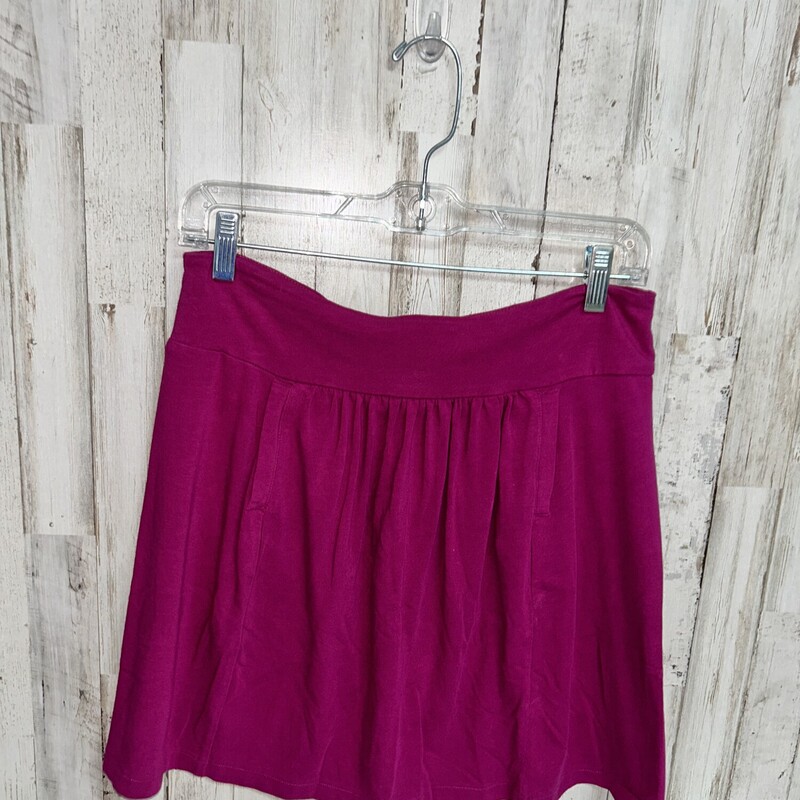 S Purple Cotton Skirt