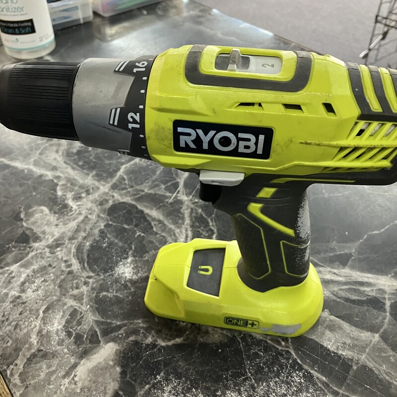 Drill, Ryobi, Size: 18v

tool only