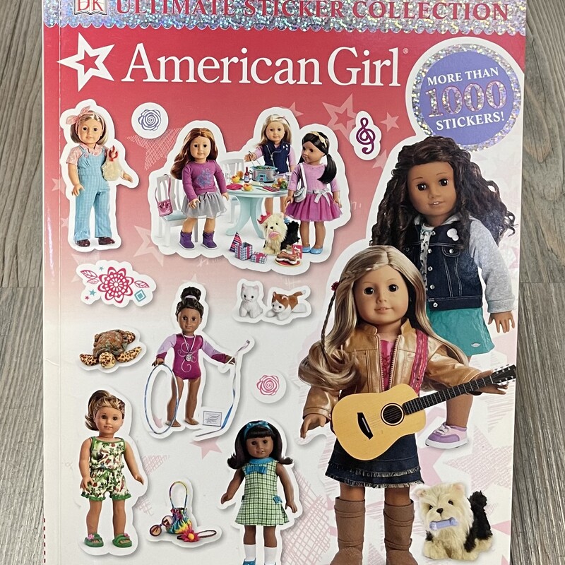 American Girl Sticker, Multi, Size: Paperback