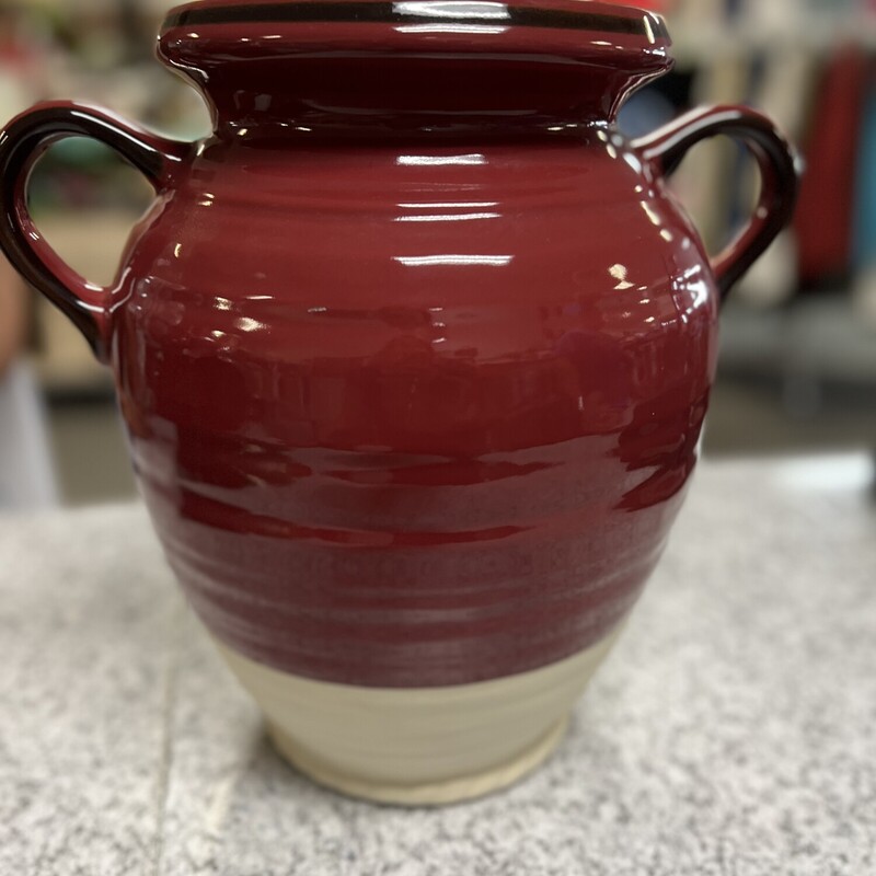 Maroon Vase