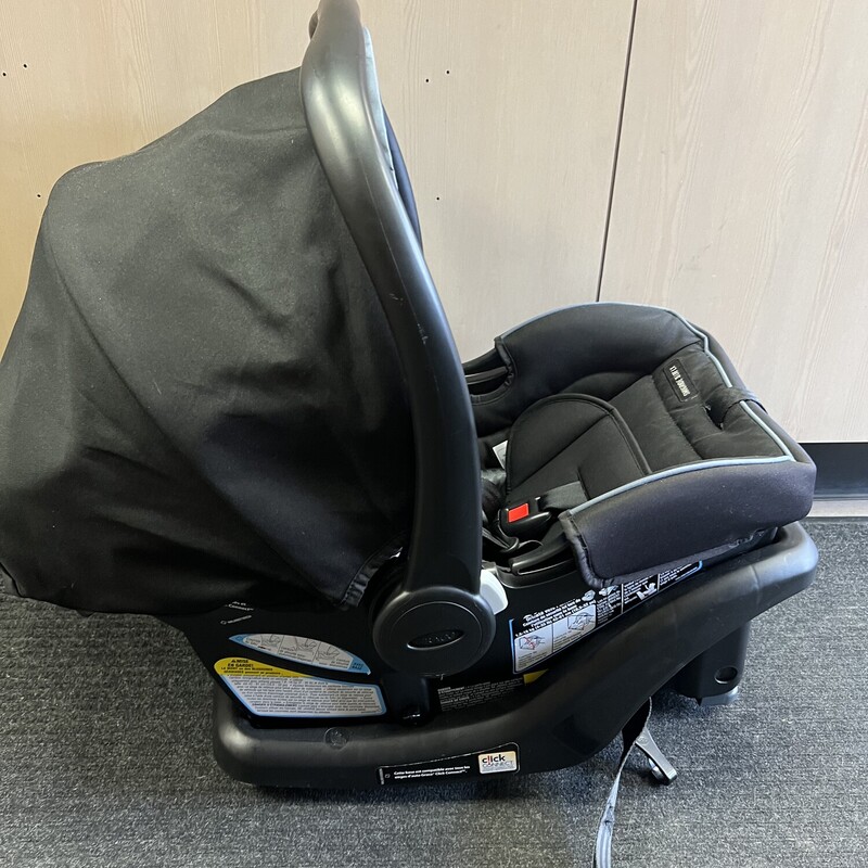 Graco Snugride 35 Lite LX, Black, Size: 4-35 Lbs

Expires: March 2029
The lightweight Graco SnugRide 35 Lite LX Infant Car Seat supports baby in comfort from 1.8-15.8 kg (4-35 lb) and up to 81.2 cm (32). The infant car seat weighs just 3.2 kg (7.2 lb), making it easy to carry baby from car to stroller. The 4-position adjustable base with level indicator ensures an accurate install. The two-piece infant head and body supports keep baby snug and comfortable as he or she grows. The SnugRide 35 Lite LX car seat installs easily using the vehicle seat belt or UAS. It features a rotating canopy to keep baby comfortable and shaded in all environments. Create a travel system for your infant, or use this car seat in multiple cars: SnugRide 35 Lite LX attaches with a one-step secure connection to Graco strollers and infant car seat bases. The car seat is Graco ProtectPlus Engineered to help protect in frontal, side, rear, and rollover crashes.

Infant car seat helps protect rear-facing infants 1.8-15.8 kg (4-35 lb) and up to 81.2 cm (32)
Lightweight infant car seat weighs only 3.2 kg (7.2 lb), making it easy to carry baby from car to stroller
4-position adjustable base helps ensure an accurate install and helps keep baby comfortable as he or she grows
Easy-to-read level indicator helps eliminate installation guesswork from the installation process, so you can feel confident it's installed correctly
Graco ProtectPlus Engineered: a combination of the most rigorous crash tests that helps protect your child in frontal, side, rear & rollover crashes; additional testing based on the New Car Assessment Program and for extreme car interior temperatures
Soft knit infant head and body supports provide a snug and cozy fit for infants as little as 4 lb and can be easily removed as baby grows
Convenient, UAS-equipped stay-in-car base for easy installation
Multi-position canopy adjusts to find just the right position to keep baby protected and comfortable in all environments
Create your own travel system with any Graco stroller through a one-step secure attachment
Click Connect technology provides a one-step, secure attachment of infant car seat to strollers and bases