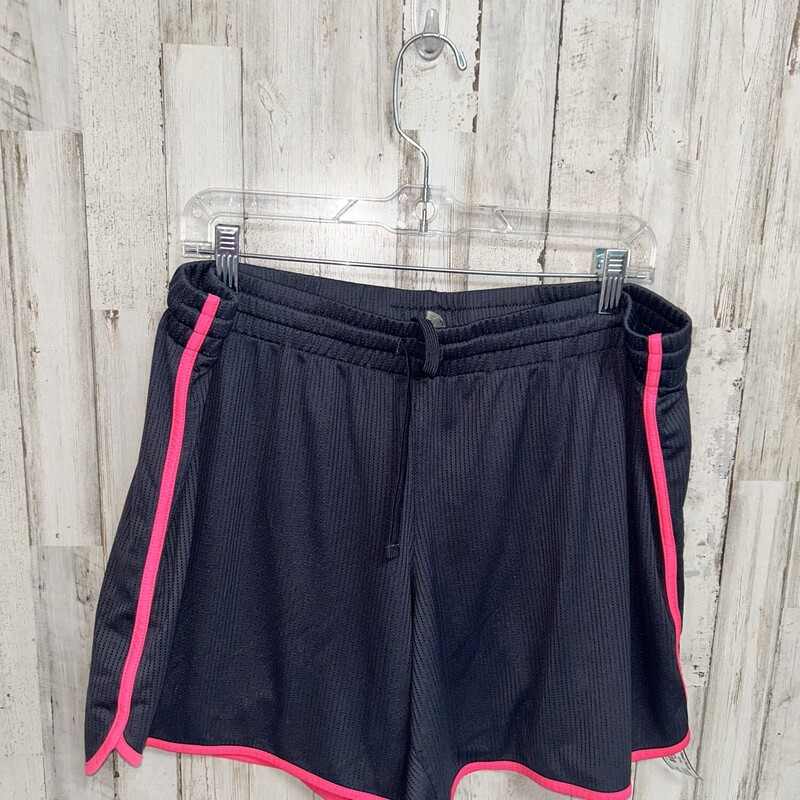 2X Grey/Pink Shorts, Grey, Size: Ladies 2X