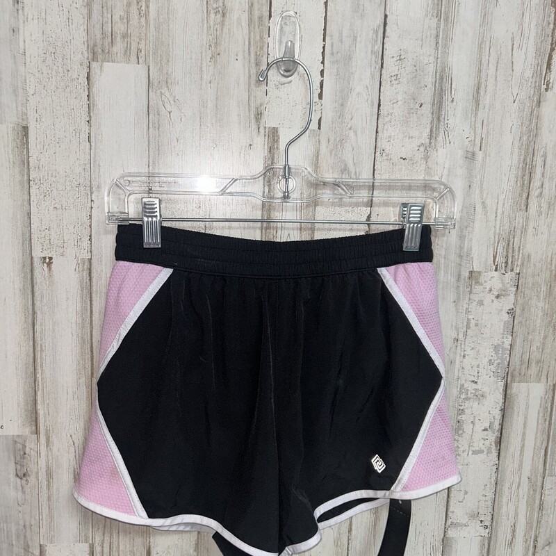 XS Black/Pink Shorts, Black, Size: Ladies XS