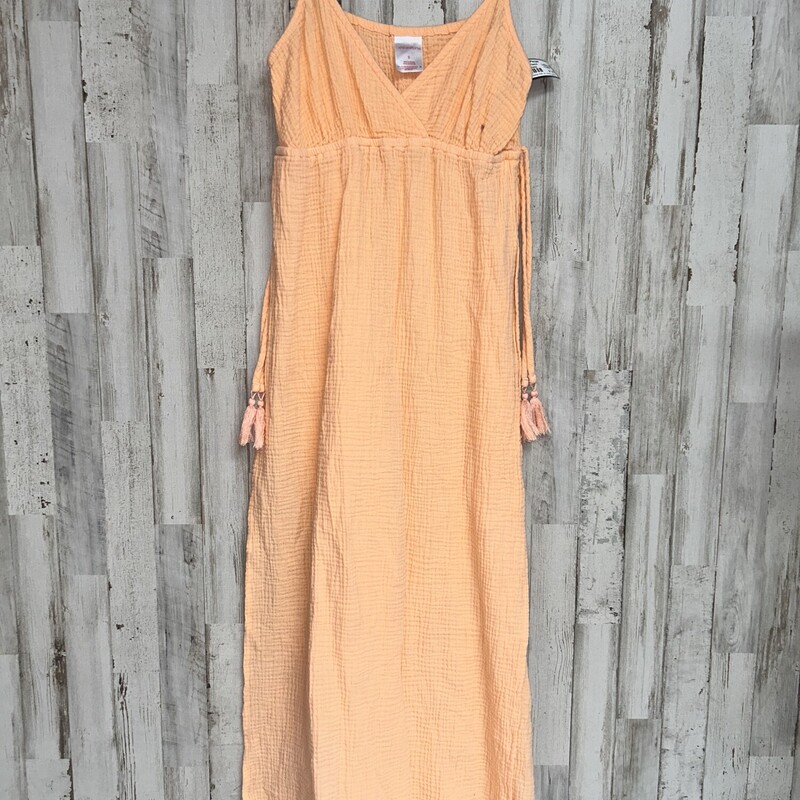 S Peach Muslin Dress