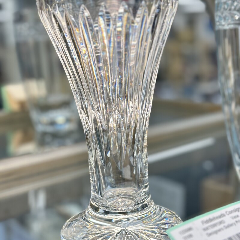 Waterford Crystal Designers Gallery Princess Vase, Beautiful!<br />
Size: 13in H