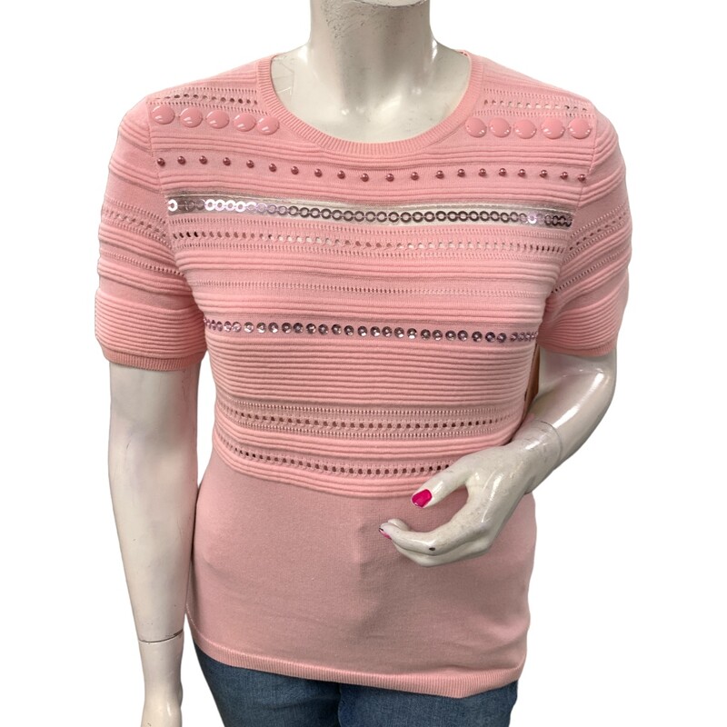 Escada Top, Pink, Size: L