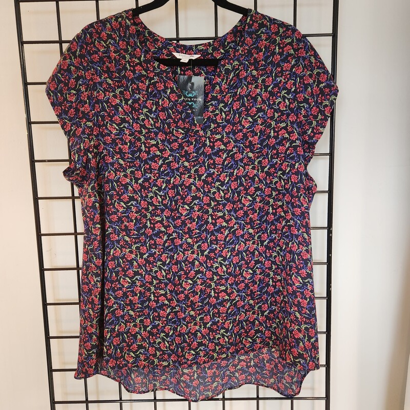 Reitmans Blouse, Floral, Size: 2X