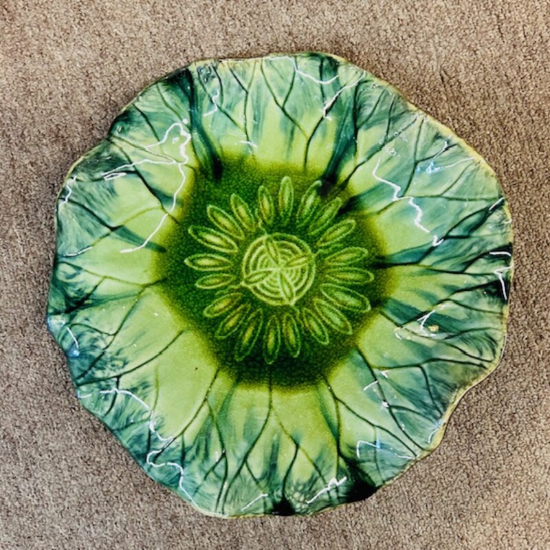 Lily Pad Decor Bowl / Plate
Green
Size: 11.5 x 3H