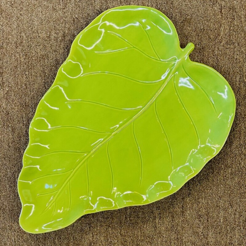 Cindy Crawford Leaf Platter
Green
Size: 17 x 12