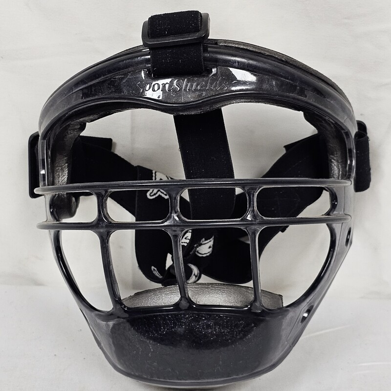 Sportshields Softball Fielders Mask, Smoke Gray, Size: Youth, pre-owned