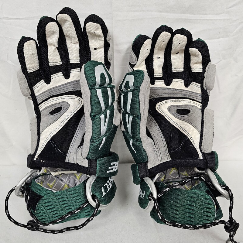 Brine Prospect Mens Lacrosse Gloves, Green, Size: 14in (XL), Like New
