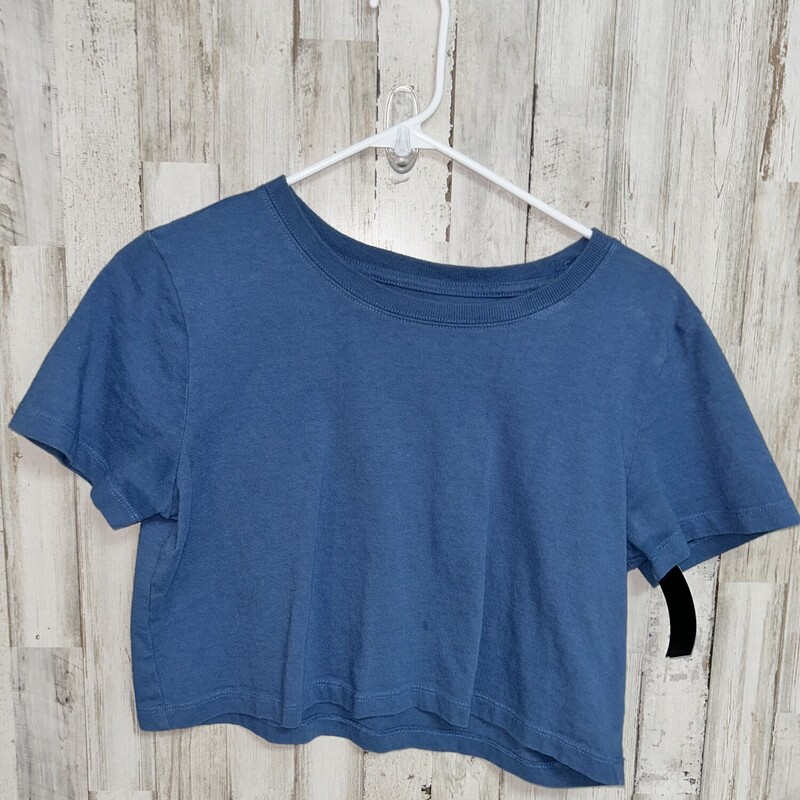 S Blue Cropped Tee