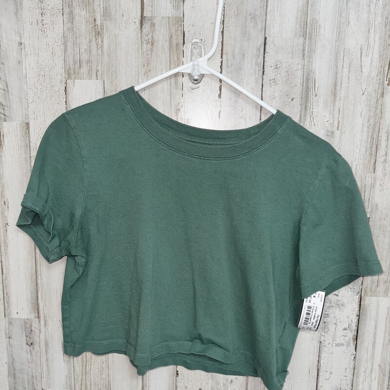 S Green Cropped Tee