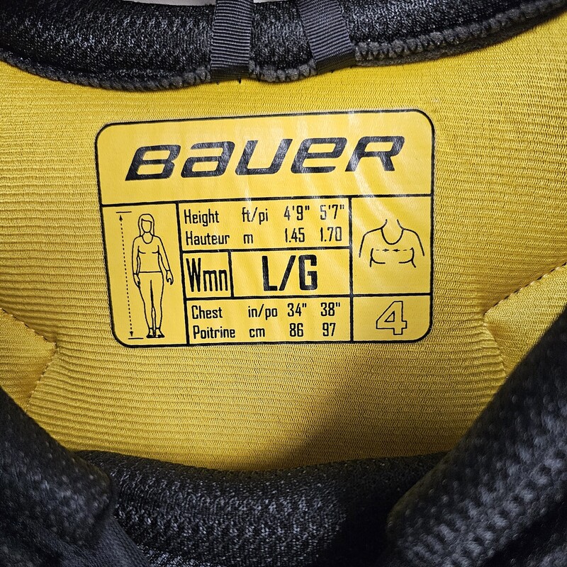 Bauer Supreme 150 Womens Hockey Shoulder Pads, Size: Sr Large, pre-owned in great condition