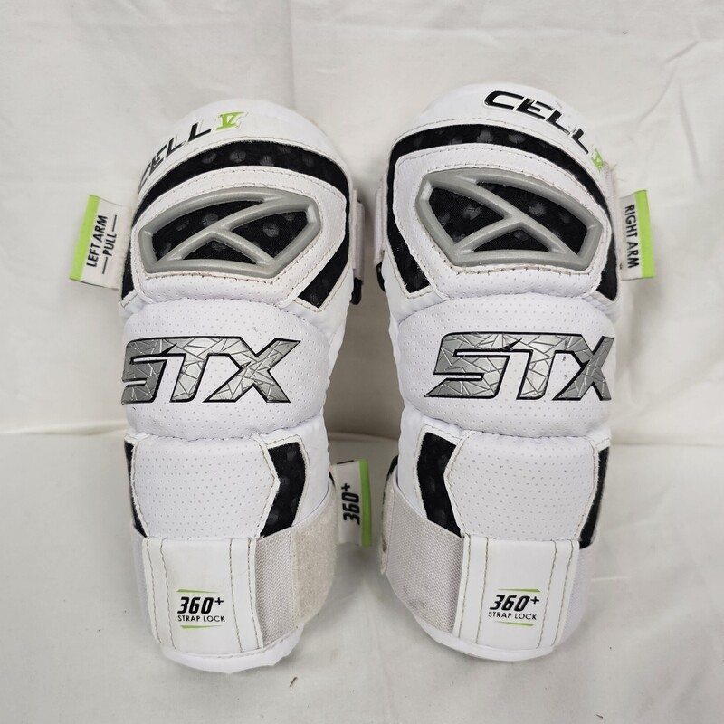 STX Cell V Lacrosse Arm Pads, Size: Small, pre-owned