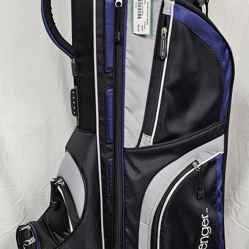 Slazenger Cart Bag, 9 Pokts, Size: Senior