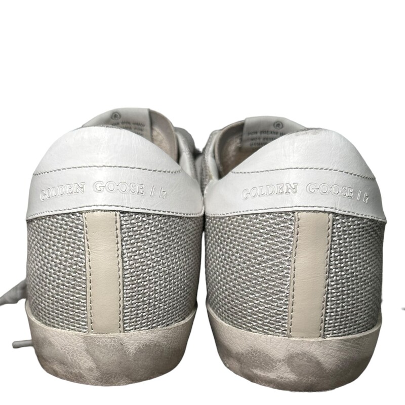 Golden Goose Superstar, White, Size: 40