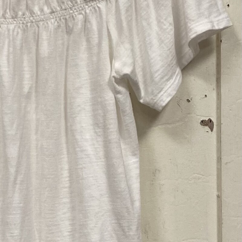 Wht Smock Tee<br />
White<br />
Size: Small