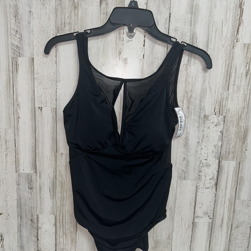 M Black Mesh Swim Suit, Black, Size: Ladies M