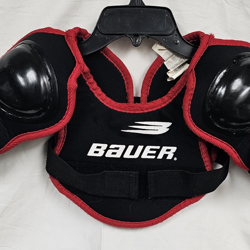 Bauer Lindros 88 Youth Hockey Shoulder Pads, Size: Youth Medium, Pre-owned