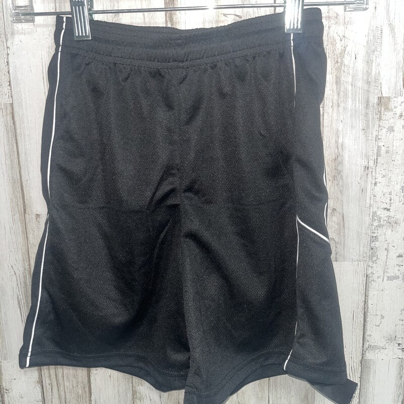 7/8 Black Gym Shorts, Black, Size: Boy 5-8