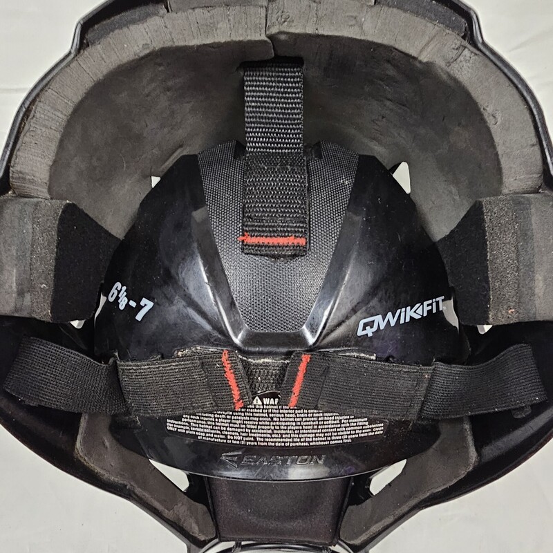 Easton M5 Catchers Helmet, Black, 6 1/2 - 7, Size: Small, QwikFit, pre-owned