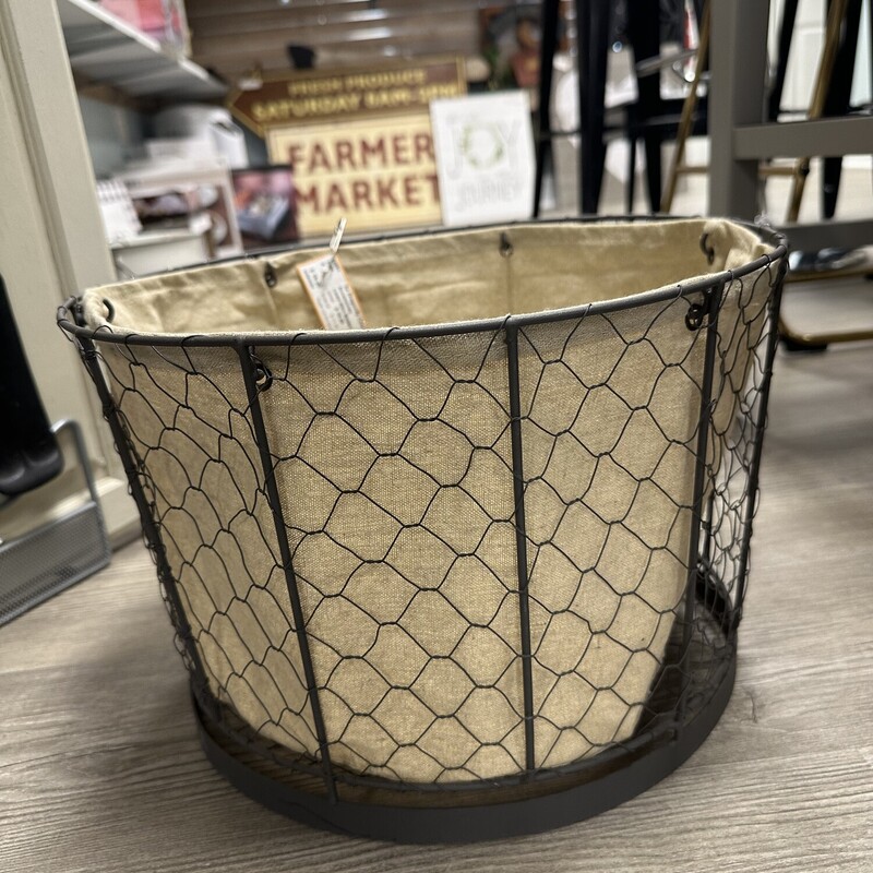 Lined Wire Basket