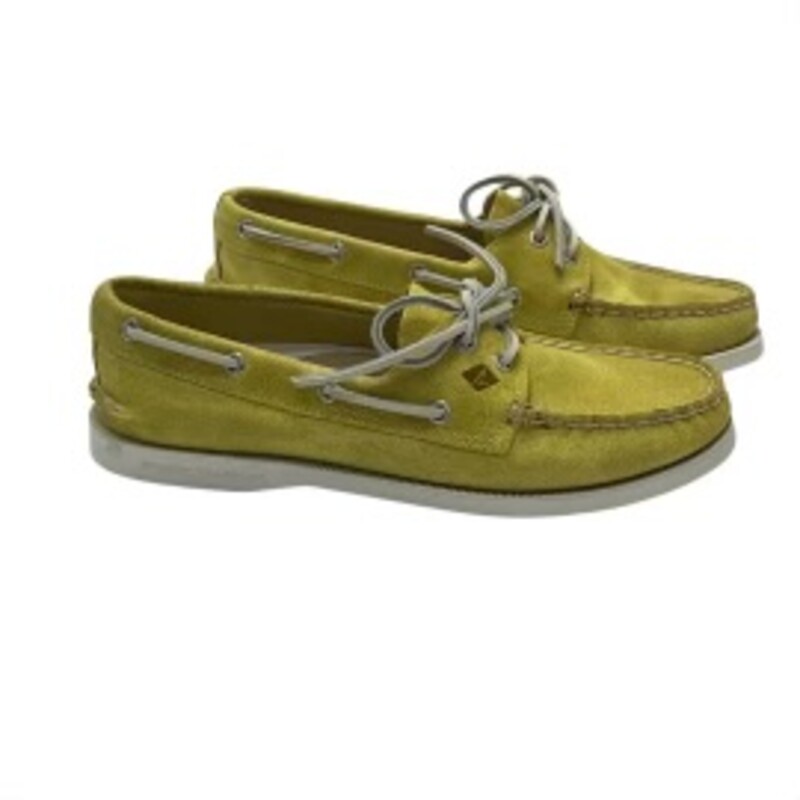 Sperry Boat Shoes<br />
Color: Lime<br />
Size: 7