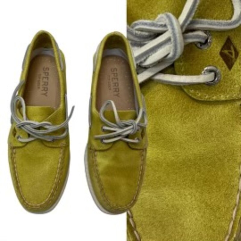 Sperry Boat Shoes<br />
Color: Lime<br />
Size: 7