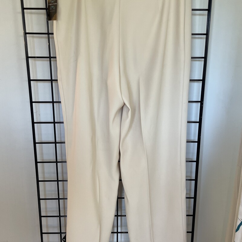 Joseph Ribkoff Slacks, Cream, Size: 14