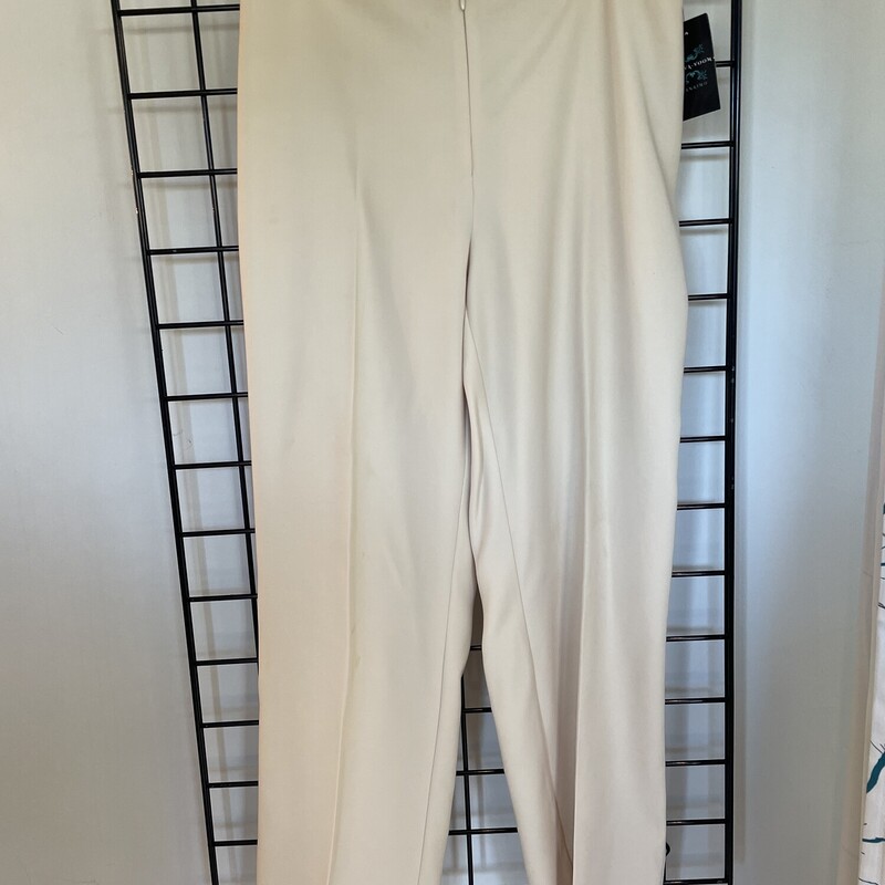 Joseph Ribkoff Slacks, Cream, Size: 14