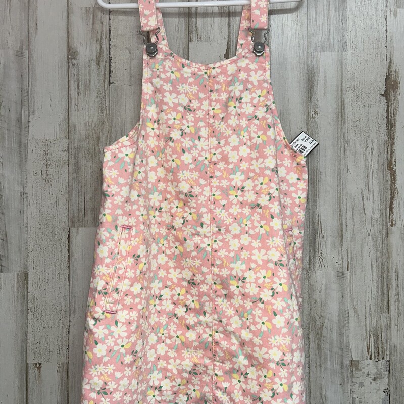 5T Pink Floral Overall Dr