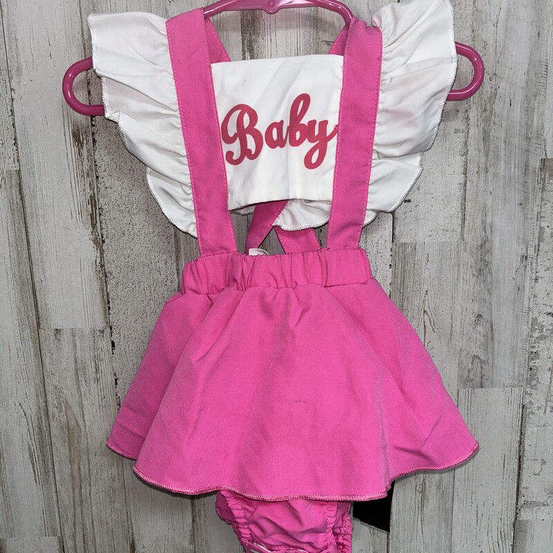 6/9M Hot Pink Baby Bubble, Pink, Size: Girl 6-12m