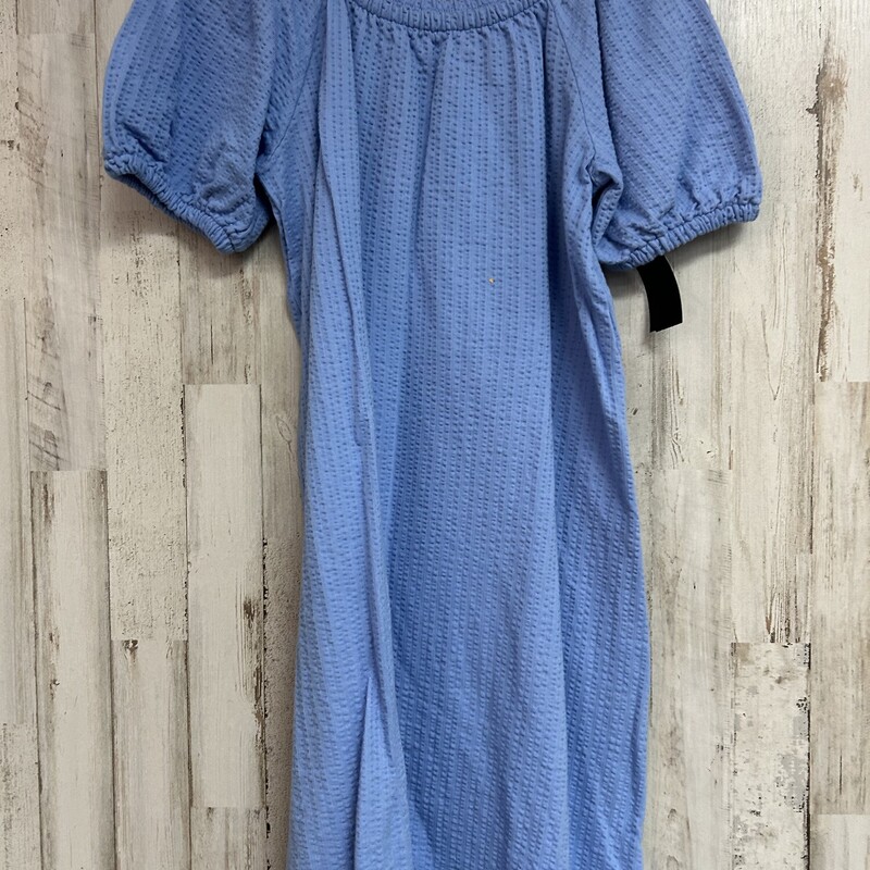 10 Lt Blue Textured Dress